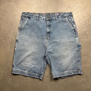 Vintage Y2k Snoop Dogg Carpenter‎ Shorts Mens Size 42 Blue Preowned Streetwear